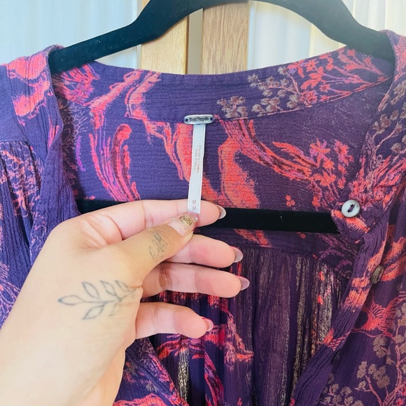 Free People oversized blouse - Picture 4 of 4